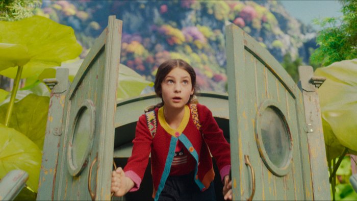 Young Girl Opening Doors in The Magic Faraway Tree