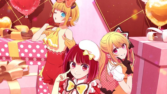 Mem-cho, Kana Arima, and Ruby Hoshino from Oshi no Ko