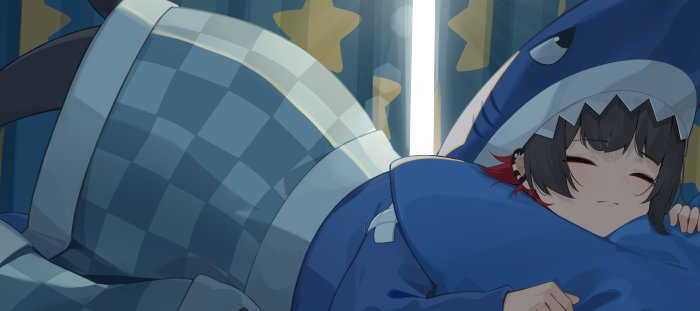 Ellen Joe from Zenless Zone Zero in Shark Pajamas