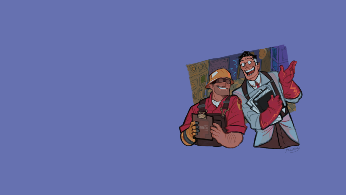 Engineer and Medic from Team Fortress 2