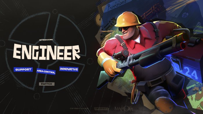 Engineer Character Introduction from Team Fortress 2