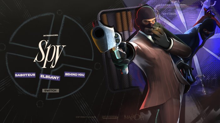 Introducing the Spy from Team Fortress 2