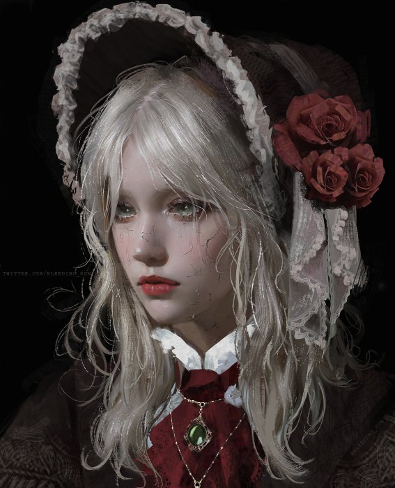 Shinku from Rozen Maiden Gothic Doll Portrait