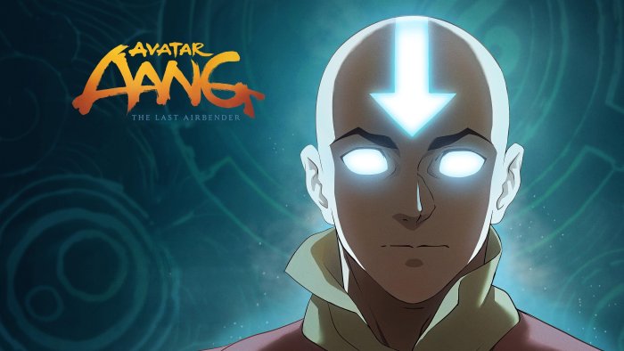 Aang in the Avatar State from Avatar Aang