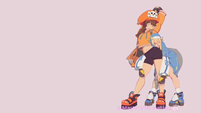 May and Bridget from Guilty Gear