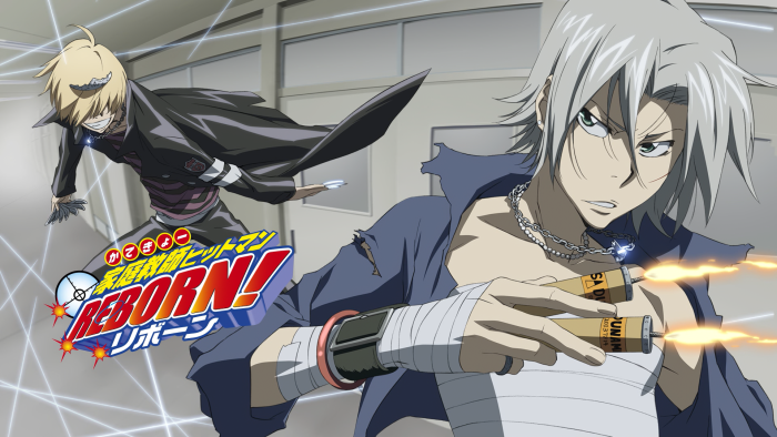 Hayato Gokudera and Belphegor from Katekyo Hitman Reborn!