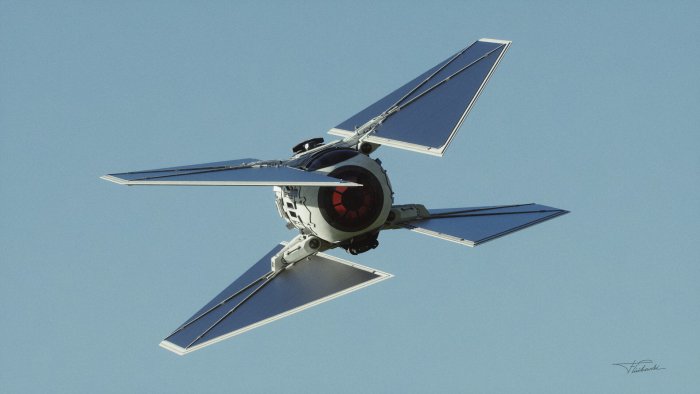 TIE Hunter Starfighter from Star Wars