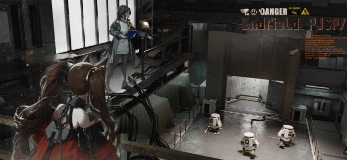 Angelina and Endministrator in Arknights: Endfield