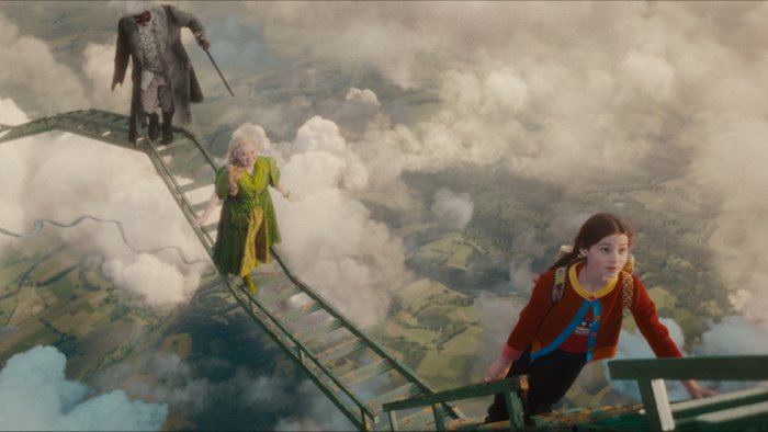 The Magic Faraway Tree characters on a sky ladder