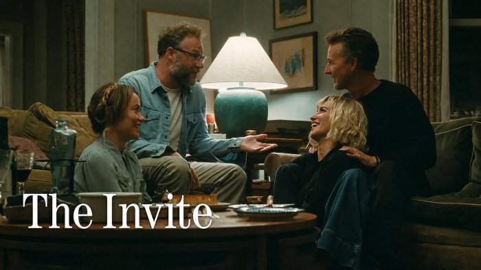 Seth Rogen and Edward Norton in The Invite