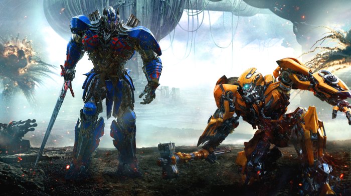 Optimus Prime and Bumblebee from Transformers