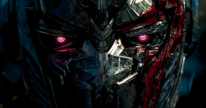 Close-up of Nemesis Prime from Transformers The Last Knight