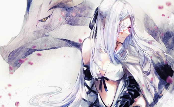 Zero and Mikhail from Drakengard 3