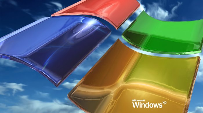 Glossy 3D Microsoft Windows XP Logo