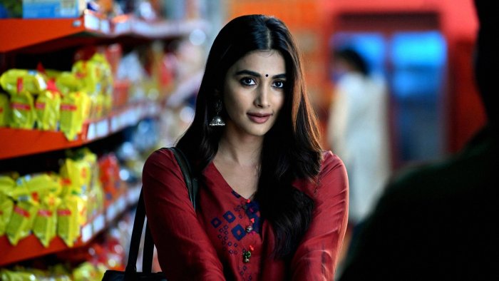 Actress Pooja Hegde in Jana Nayagan