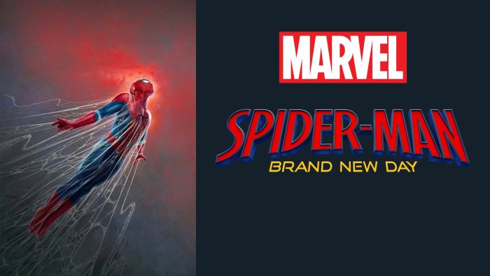 Marvel Spider-Man Brand New Day Movie Logo and Character