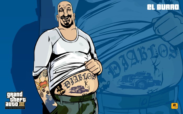 El Burro Artwork from Grand Theft Auto III
