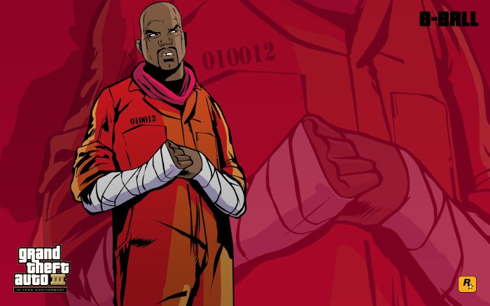 8-Ball in Prison Jumpsuit from Grand Theft Auto III