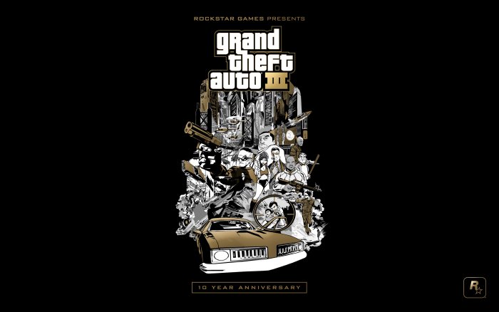 Grand Theft Auto III 10 Year Anniversary Artwork