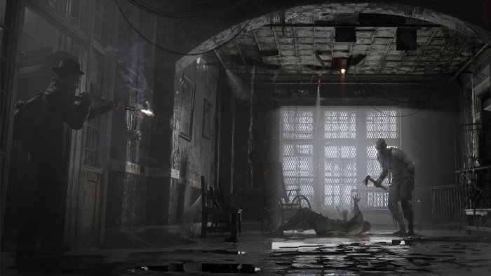 Detective Shooting Monster in The Sinking City 2
