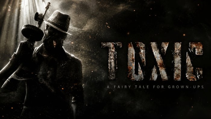 Man with Tommy gun in Toxic movie poster