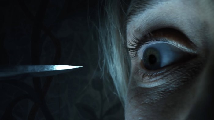 Terrified Eye and Needle in Insidious: Out of the Further