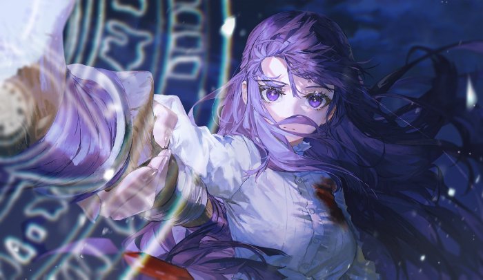 Fern from Frieren Beyond Journey's End Casting Magic