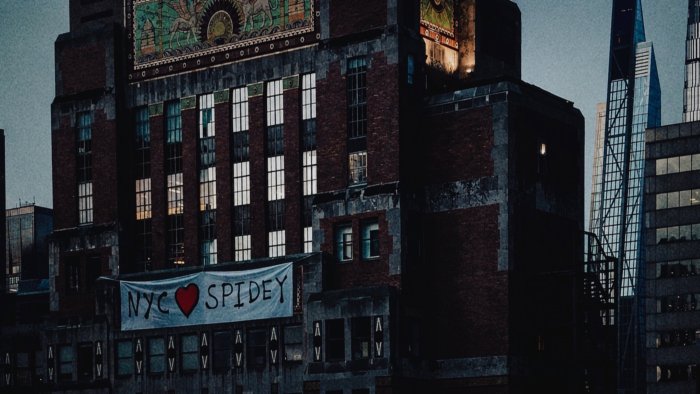 NYC Loves Spidey Banner from Spider-Man