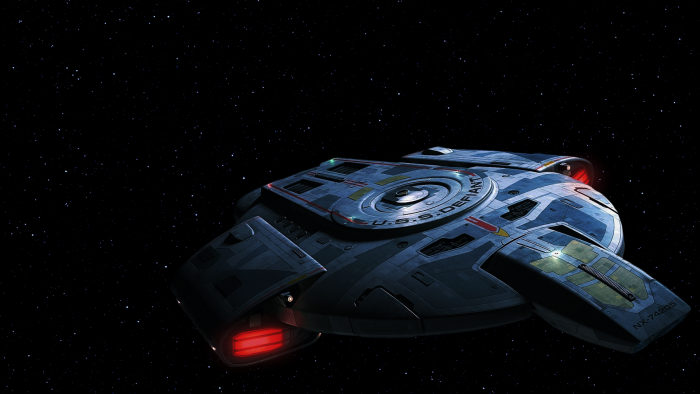 USS Defiant Starship from Star Trek Deep Space Nine