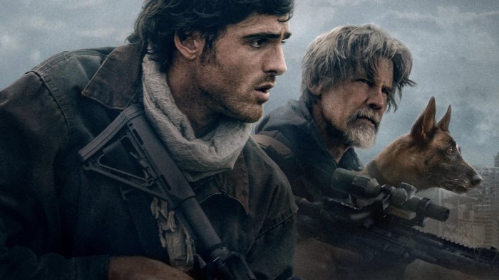 Jacob Elordi and Hugh Jackman in The Dog Stars