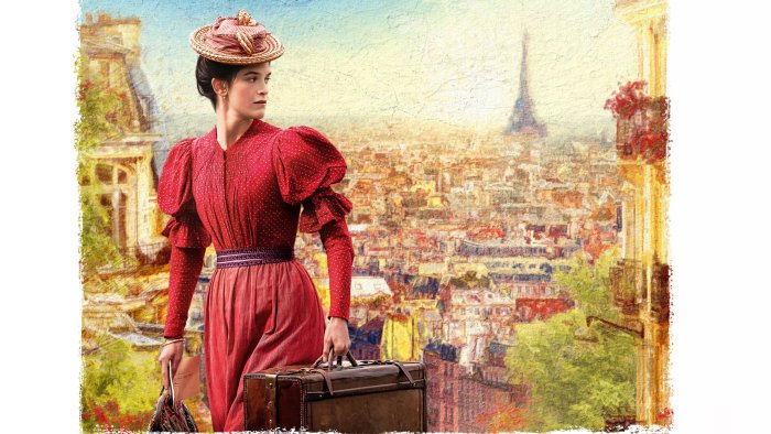 Woman in Red Dress in Paris from Colours of Time
