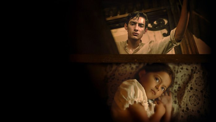 Young man and young girl in Without Blood