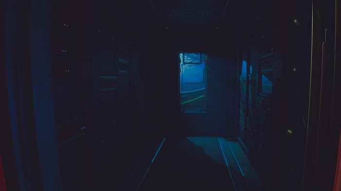 Dark Sci-Fi Corridor from Alien Isolation