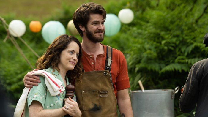 Andrew Garfield and Claire Foy in The Magic Faraway Tree