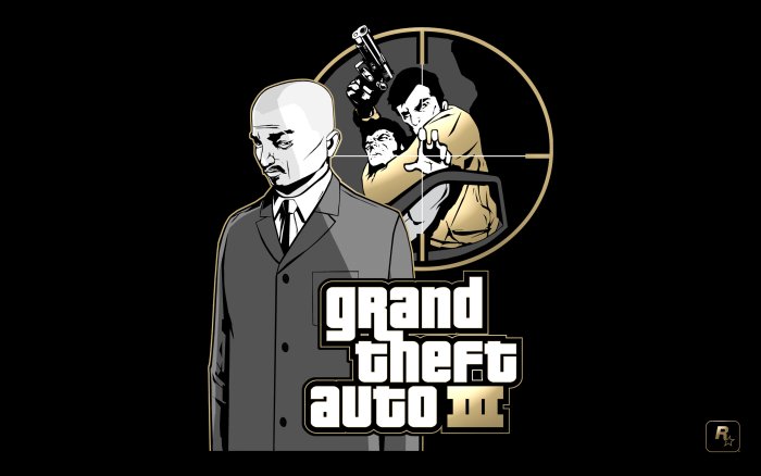 Kenji Kasen and Claude in Grand Theft Auto III Artwork