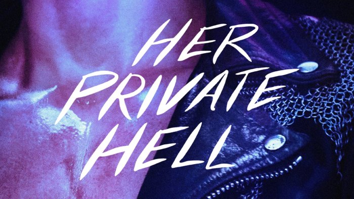 Title card for the movie Her Private Hell