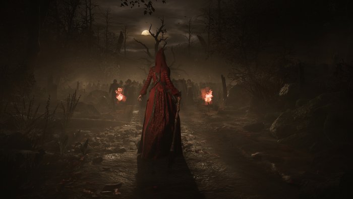 Red Hooded Figure in 1666 Amsterdam