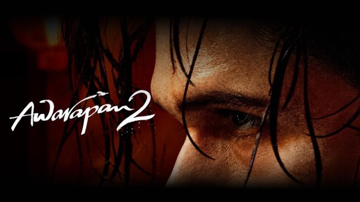Awarapan 2 movie poster with close-up of a man's face