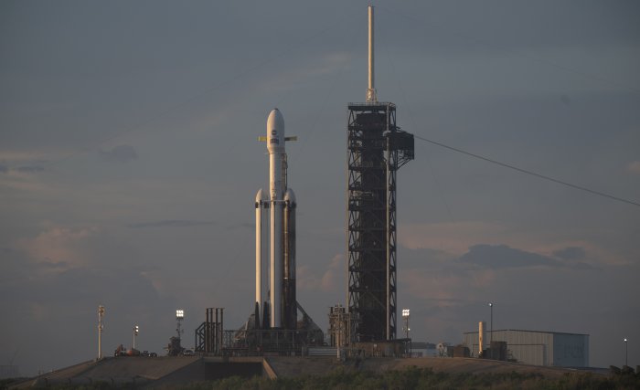 SpaceX Falcon Heavy Rocket at Launch Complex 39A
