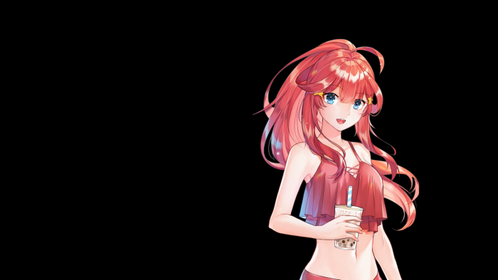 Itsuki Nakano from The Quintessential Quintuplets with Boba