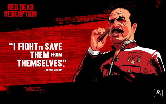 Colonel Allende from Red Dead Redemption Artwork