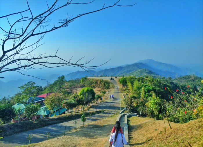 Scenic Hill Resort Landscape in Bangladesh