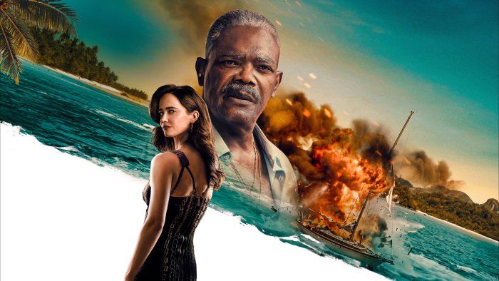 Samuel L. Jackson and Eva Green in Just Play Dead
