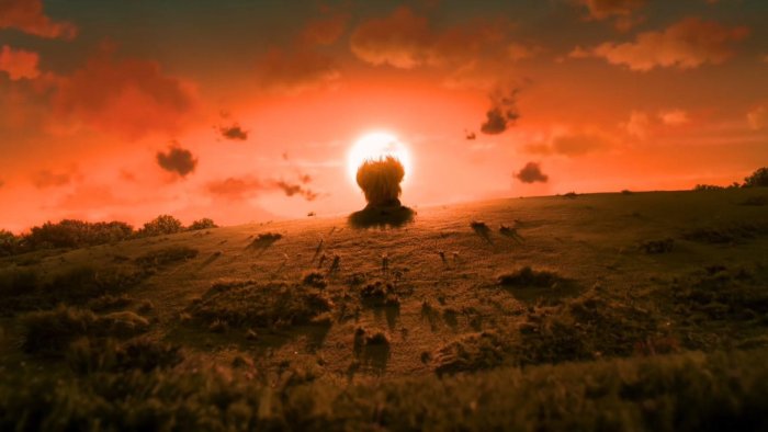Shaun the Sheep silhouette in The Beast of Mossy Bottom