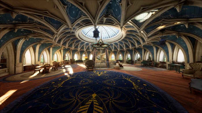 Ravenclaw Common Room in Hogwarts Legacy