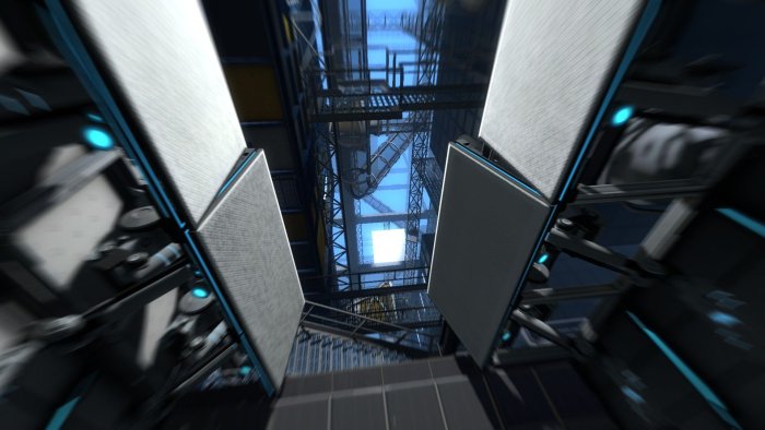 Aperture Science Test Chamber Shaft in Portal 2