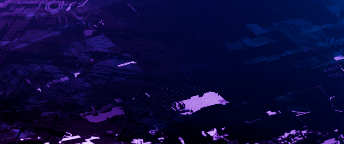 Abstract Dark Purple Digital Circuit Pattern