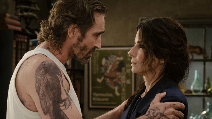 Sandra Bullock and Jon Bernthal in The Unforgivable