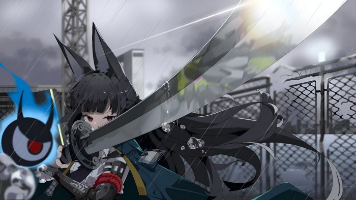 Hoshimi Miyabi with Katana from Zenless Zone Zero