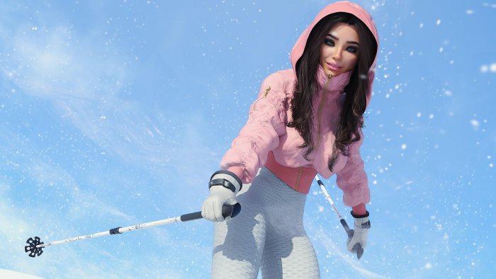 Maya Skiing in Being a DIK Season 3